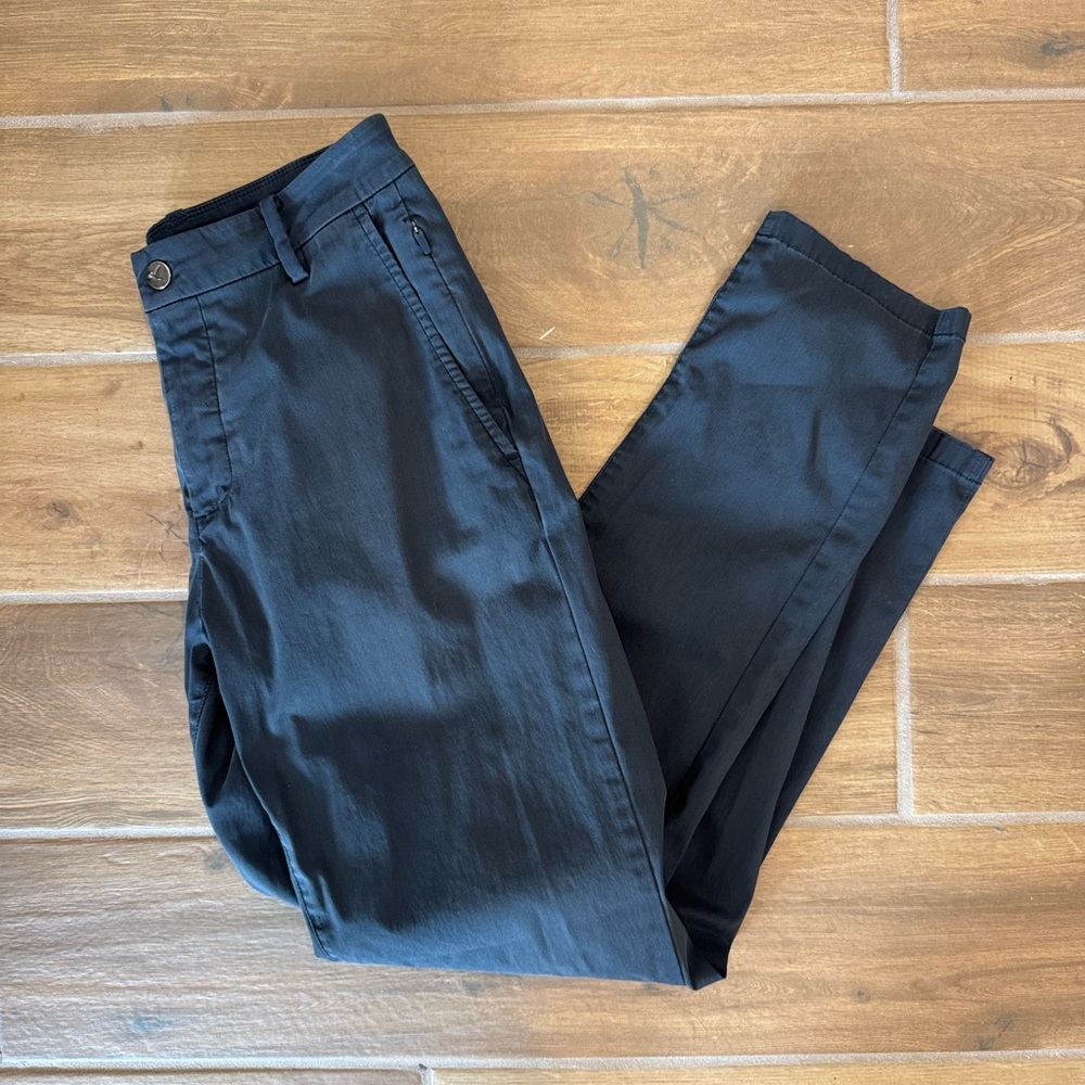 Birddogs Dark Navy/Charcoal Gray Pants with Neon Yellow Lining